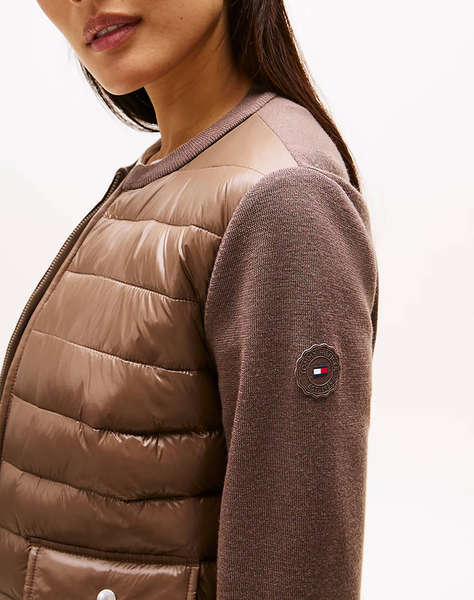TOMMY HILFIGER UL PADDED REG KNIT MIX JACKET