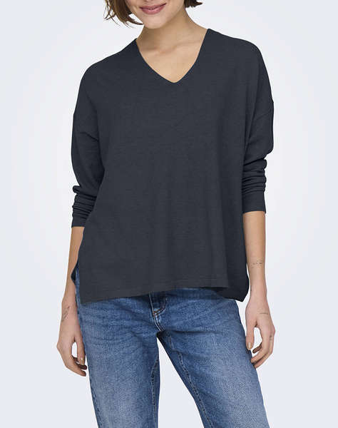 ONLY ONLAMALIO LIFE LS V-NECK KNT