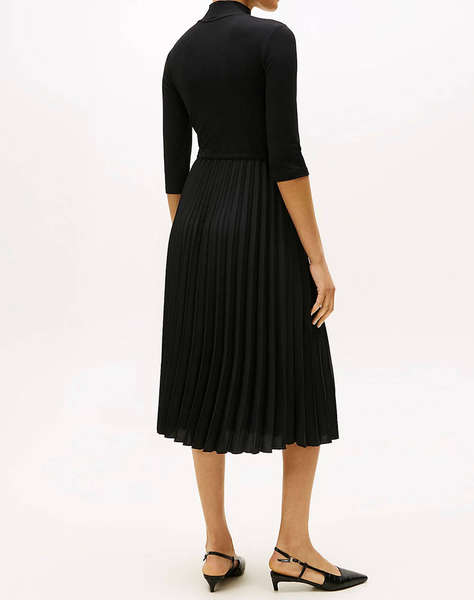 TOMMY HILFIGER SLIM 5X2 RIB MIX MIDI DRS
