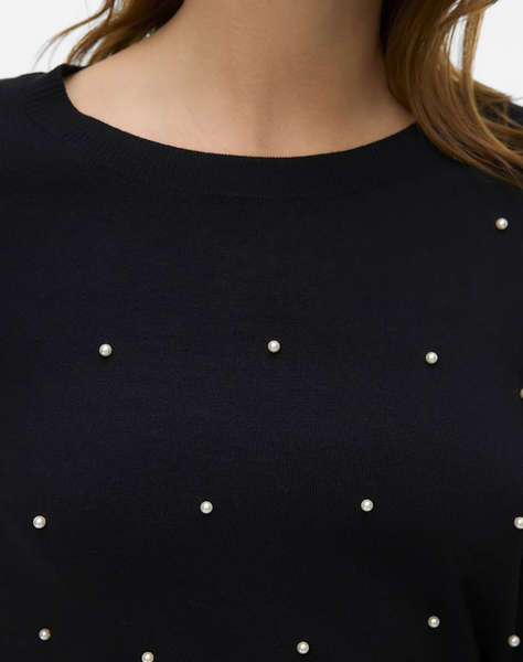 VERO MODA VMGLORY PEARL LS O-NECK PULLOVER BOO