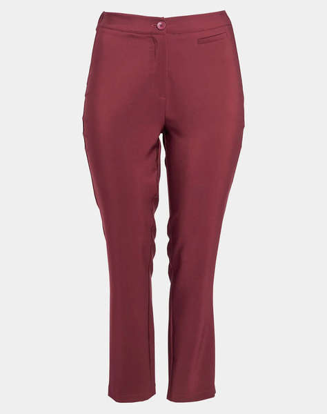 PARABITA Pantaloni din crep, croiala slim fit