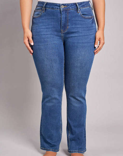 PARABITA Blugi de dama, croiala bootcut, blue