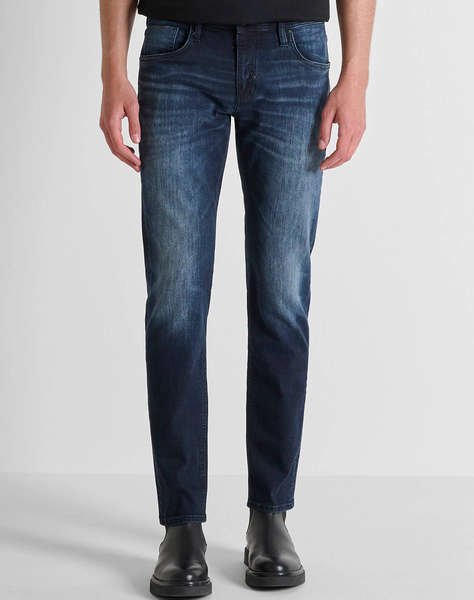 ANTONY MORATO MMDT00282FA7506011W02123 MIN OF 10 JEANS KURT COMFORT TAPERED FIT IN ICONIC BLUE OD DENIM PANTALONI DE BARBATI