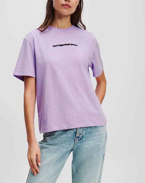 KARL LAGERFELD JEANS KLJ REG BLUR LOGO TEE
