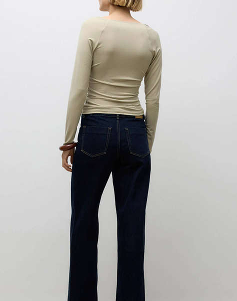 AWARE BY VERO MODA AWSOPHIA LS V-NECK WRAP TOP