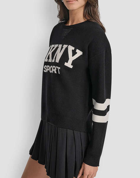 DKNY DP5R0749 LOGO PULOVER CU MANECA LUNGA DKNY