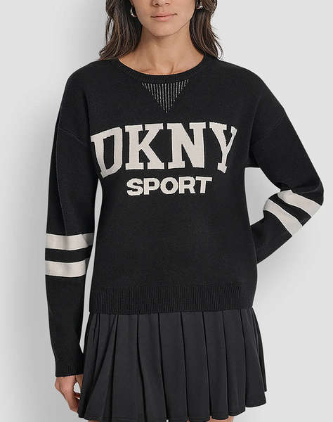 DKNY DP5R0749 LOGO PULOVER CU MANECA LUNGA DKNY