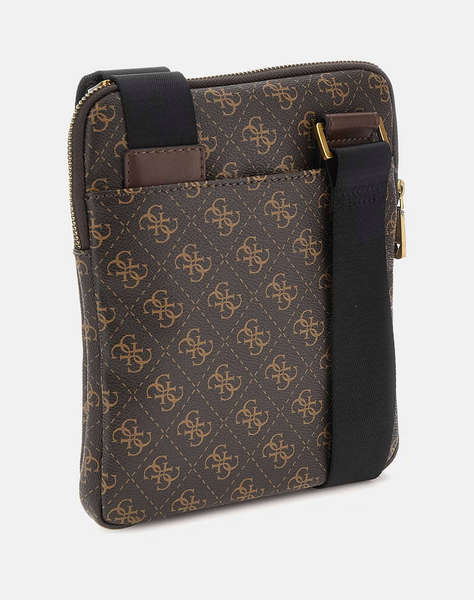 GUESS MILANO CROSSBODY FLAT GEANTA DE BARBATI (Dimensiuni: 19 x 23 x 2cm.)