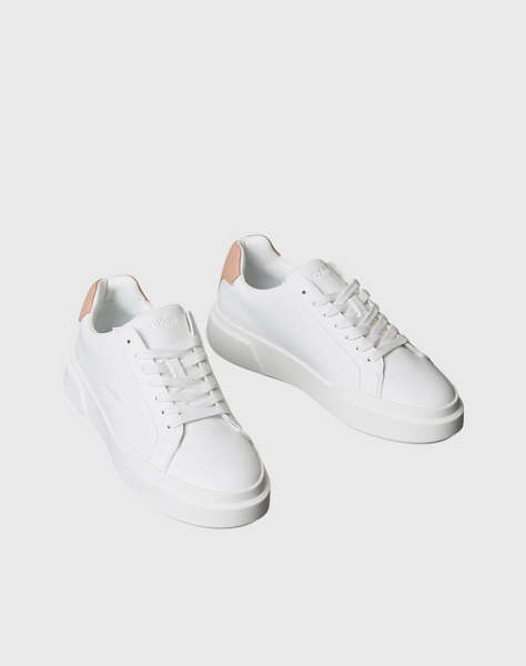 CALVIN KLEIN JEANS CHUNKY CUPSOLE LACEUP LTH WN