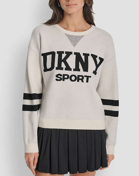 DKNY DP5R0749 LOGO PULOVER CU MANECA LUNGA DKNY