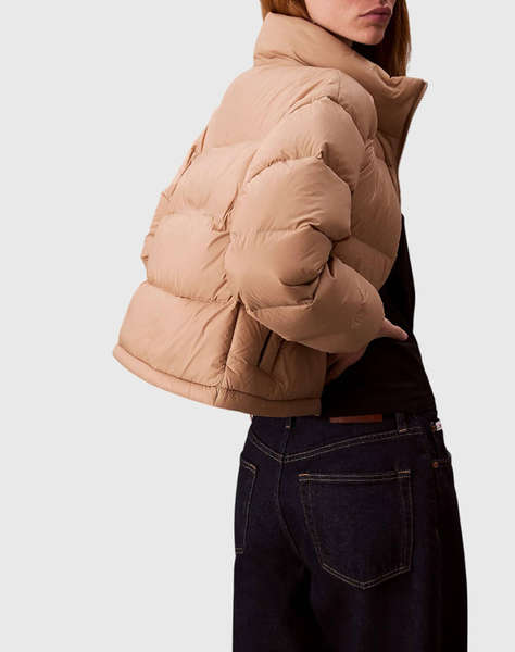 CALVIN KLEIN JEANS GRAPHIC LOGO PUFFER JACKET