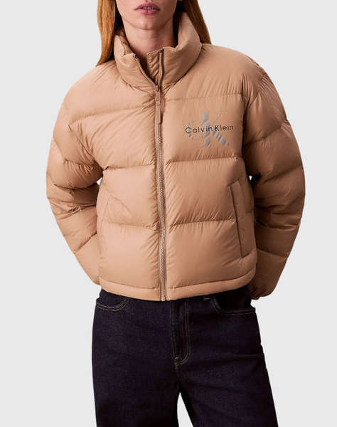 CALVIN KLEIN JEANS GRAPHIC LOGO PUFFER JACKET