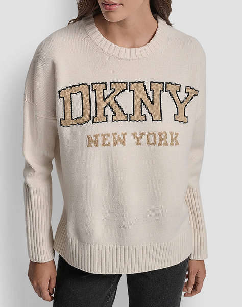 DKNY DJ4R0362 LOGO PULOVER CU MANECA LUNGA DKNY
