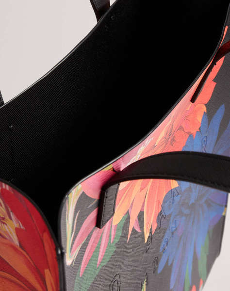 TED BAKER AMARLY Printed Dahlia Large Icon Bag (Dimensiuni: 35 x 34.5 x 14cm.)