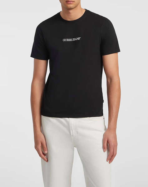 GUESS JEANS GJ SS CN SLIM LOGO EMBRO TEE BLUZA DE BARBATI