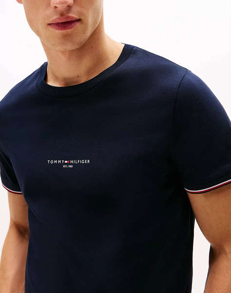 TOMMY HILFIGER TOMMY LOGO TIPPED TEE
