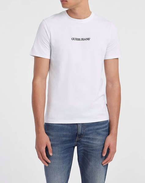 GUESS JEANS GJ SS CN SLIM LOGO EMBRO TEE BLUZA DE BARBATI