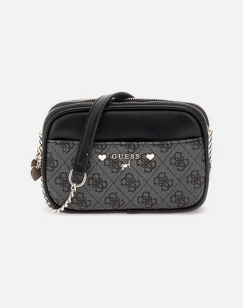 GUESS CROSSBODY CAMERA BAG GEANTA DE COPII GIRL (Dimensiuni: 5 x 11 x 17.5cm.)