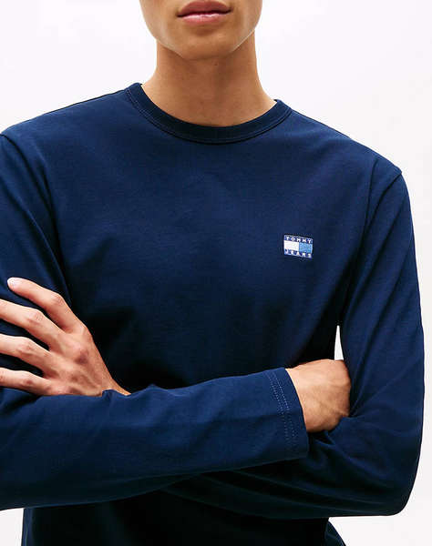 TOMMY JEANS TJM REG BADGE TEE LS