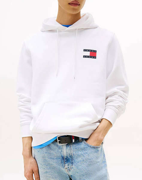 TOMMY JEANS TJM REG ESSENTIAL FLAG HOOD EXT
