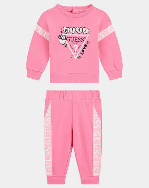 GUESS SET LS ACTIVE TOP+ACTIVE PANTS SET DE COPII GIRL