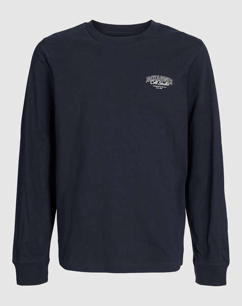 JACK&JONES JJMAKOTO TEE LS CREW NECK JNR