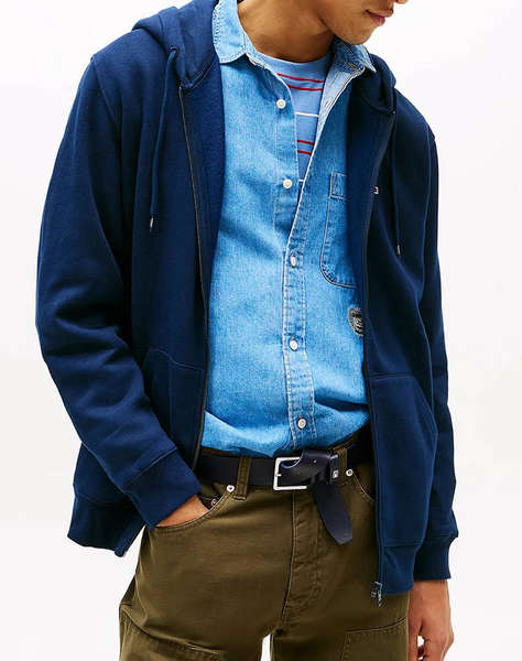 TOMMY JEANS TJM REG S FLAG ZIP THRU