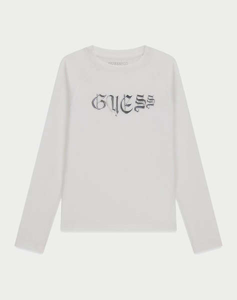 GUESS SLIM LS T-SHIRT BLUZA DE COPII GIRL