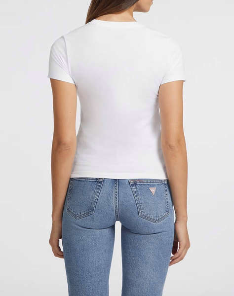 GUESS JEANS GJ SS CN SLIM LOGO PRINT TEE BLUZA DE DAMA