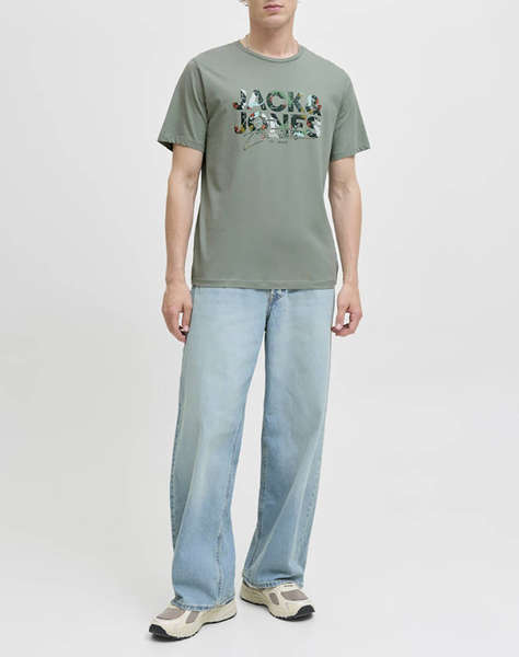 JACK&JONES JJGEPLAS TEE SS CREW NECK LN