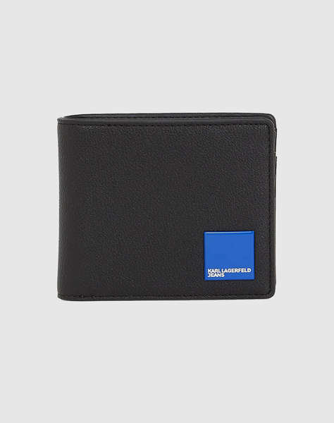 KARL LAGERFELD JEANS KLJ BOX LOGO BIFOLD WALLET (Dimensiuni: 11 x 9cm.)