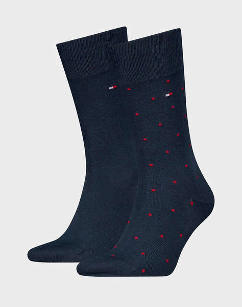 TOMMY HILFIGER TH MEN SOCK 2P DOT