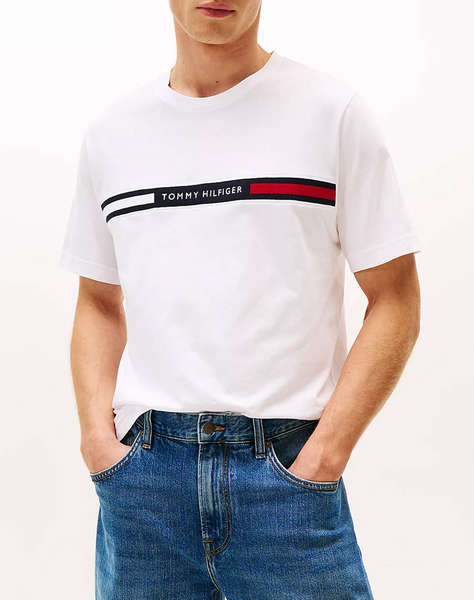 TOMMY HILFIGER HILFIGER CHEST INSERT TEE
