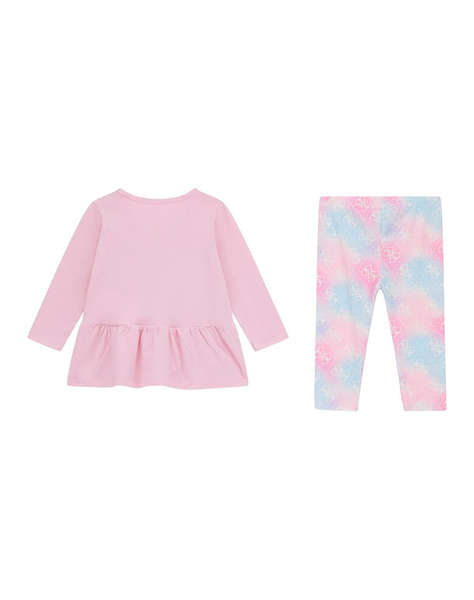 GUESS SET LS T-SHIRT+LEGGINGS SET DE COPII GIRL