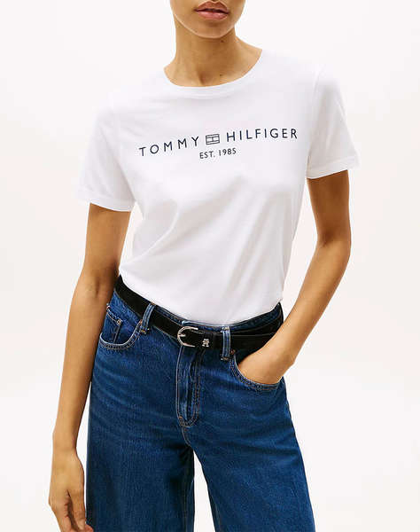 TOMMY HILFIGER REG CORP LOGO C-NK SS