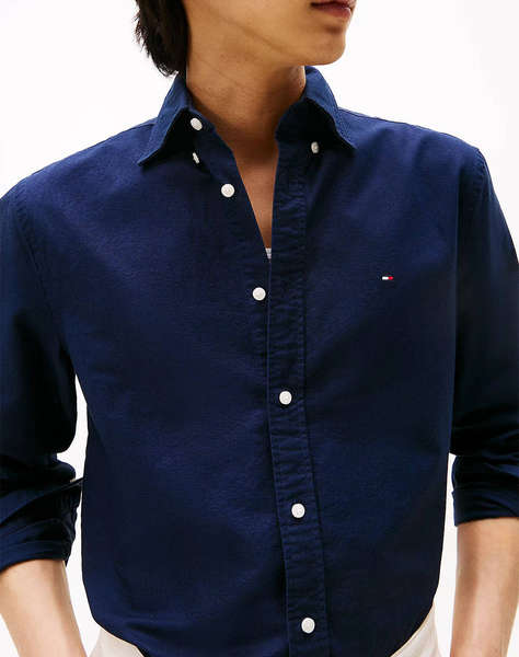 TOMMY HILFIGER SOLID HERITAGE OXFORD RF SHIRT