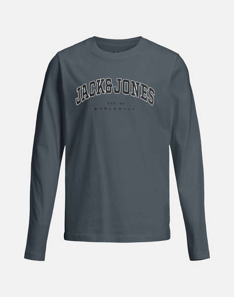 JACK&JONES JJECALEB VARSITY TEE LS O-NECK SN JNR