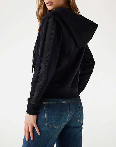 GUESS NEW HOODED SCUBA SWEATSHIRT JACKET DE DAMA