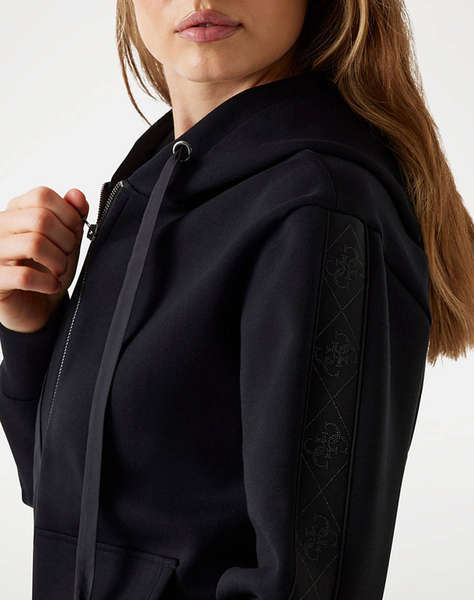 GUESS NEW HOODED SCUBA SWEATSHIRT JACKET DE DAMA