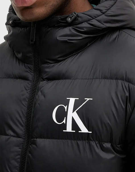 CALVIN KLEIN JEANS LS NYLON MONOGRAM PUFFER JKT