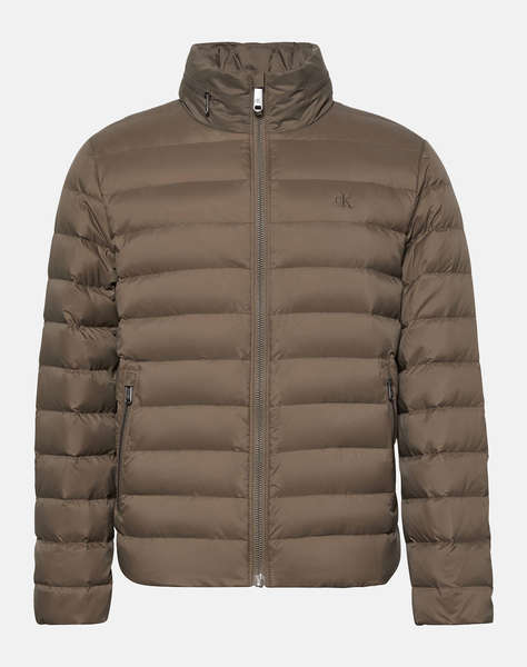 CALVIN KLEIN JEANS LS NYLN MD WT HDD F