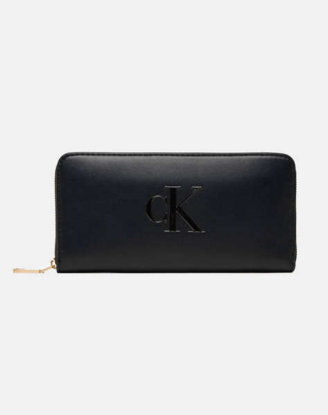 CALVIN KLEIN JEANS RAISED CK LONG ZIP AROUND (Dimensiuni: 19 x 9.5 x 2.5cm.)