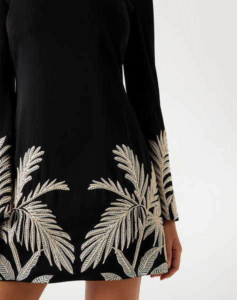 GUESS LS ANGELE PLACED MINI DRESS ROCHIE DE DAMA