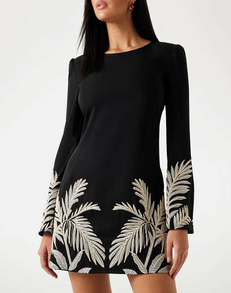 GUESS LS ANGELE PLACED MINI DRESS ROCHIE DE DAMA