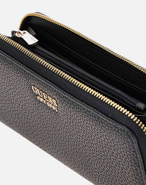 GUESS BRENTON SLG LRG ZIP AROUND PORTOFEL DE DAMA (Dimensiuni: 20.5 x 10.5 x 2.5cm.)