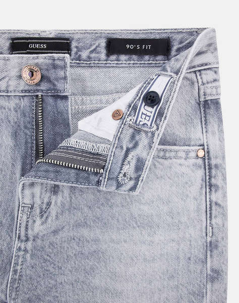 GUESS GREY RGD DNM 90S PANTS W/STARS PANTALONI DE COPII GIRL