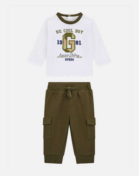 GUESS SET LS T-SHIRT + CARGO JOGGER SET DE COPII BOY