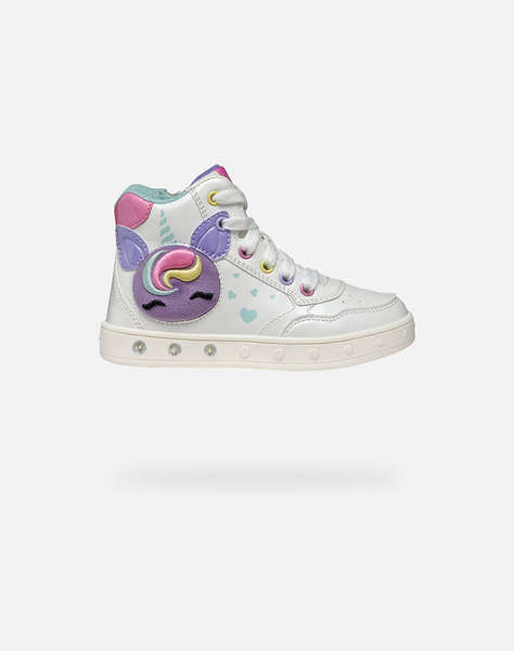 GEOX J SKYLIN GIRL D - PEARL.SYNT.L