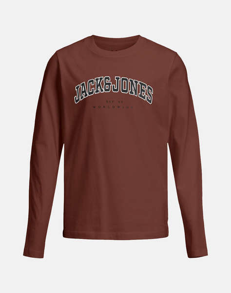 JACK&JONES JJECALEB VARSITY TEE LS O-NECK SN JNR
