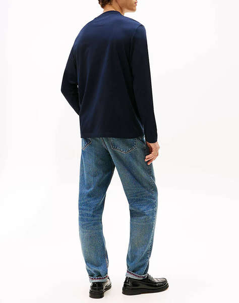 TOMMY HILFIGER LINEAR FLAG GRAPHIC LS TEE